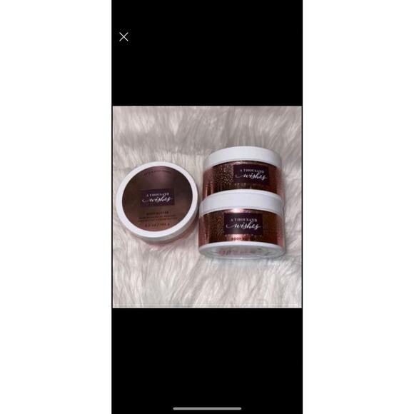 Bath & Body Works A THOUSAND‎ WISHES BODY BUTTER 6.5 oz 3x - Picture 1 of 1